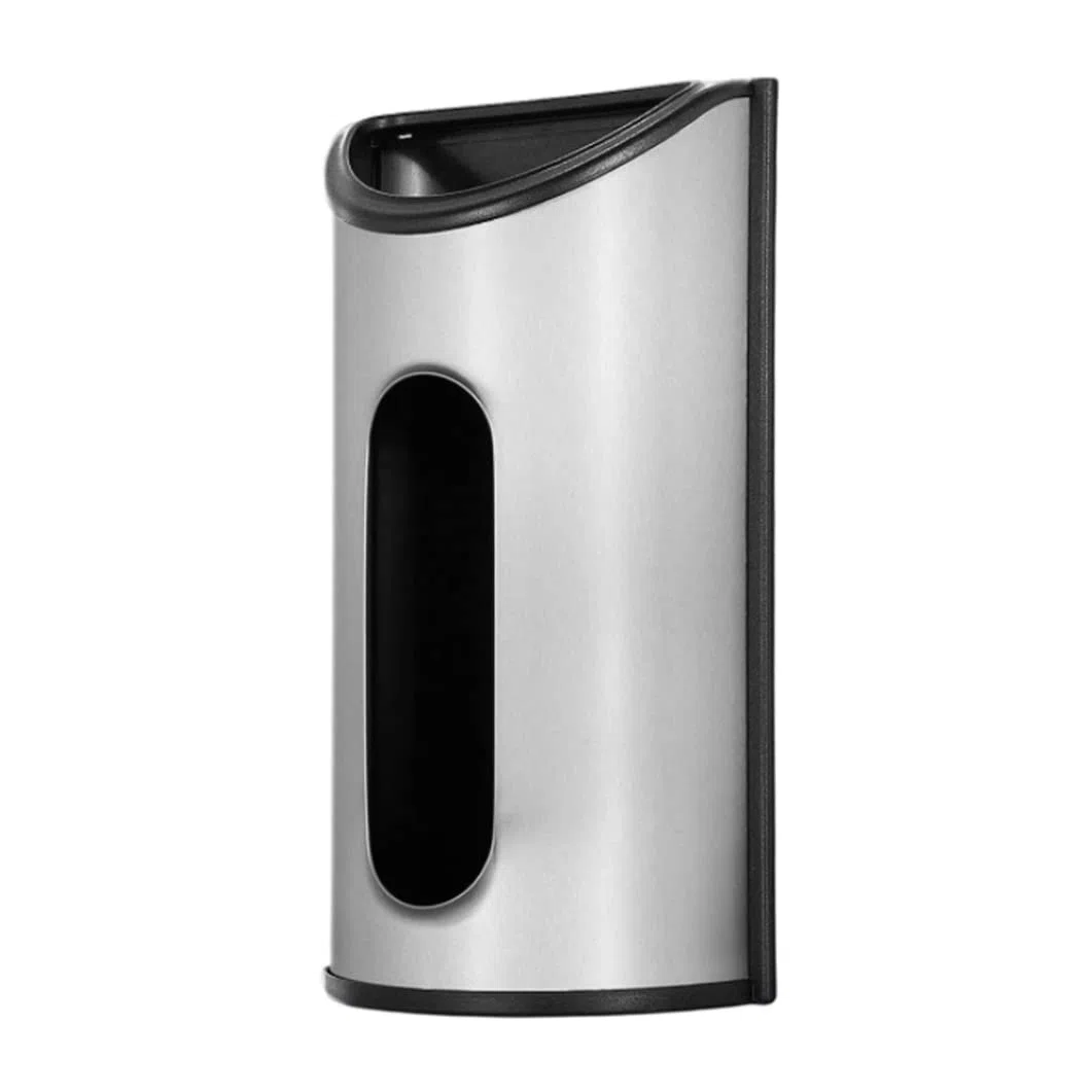 Dispensador de Bolsas de plástico, Soporte para Ahorro de Bolsas de comestibles montado en la Pared de Acero Inoxidable, 31x17x9cm, dispensador Portador