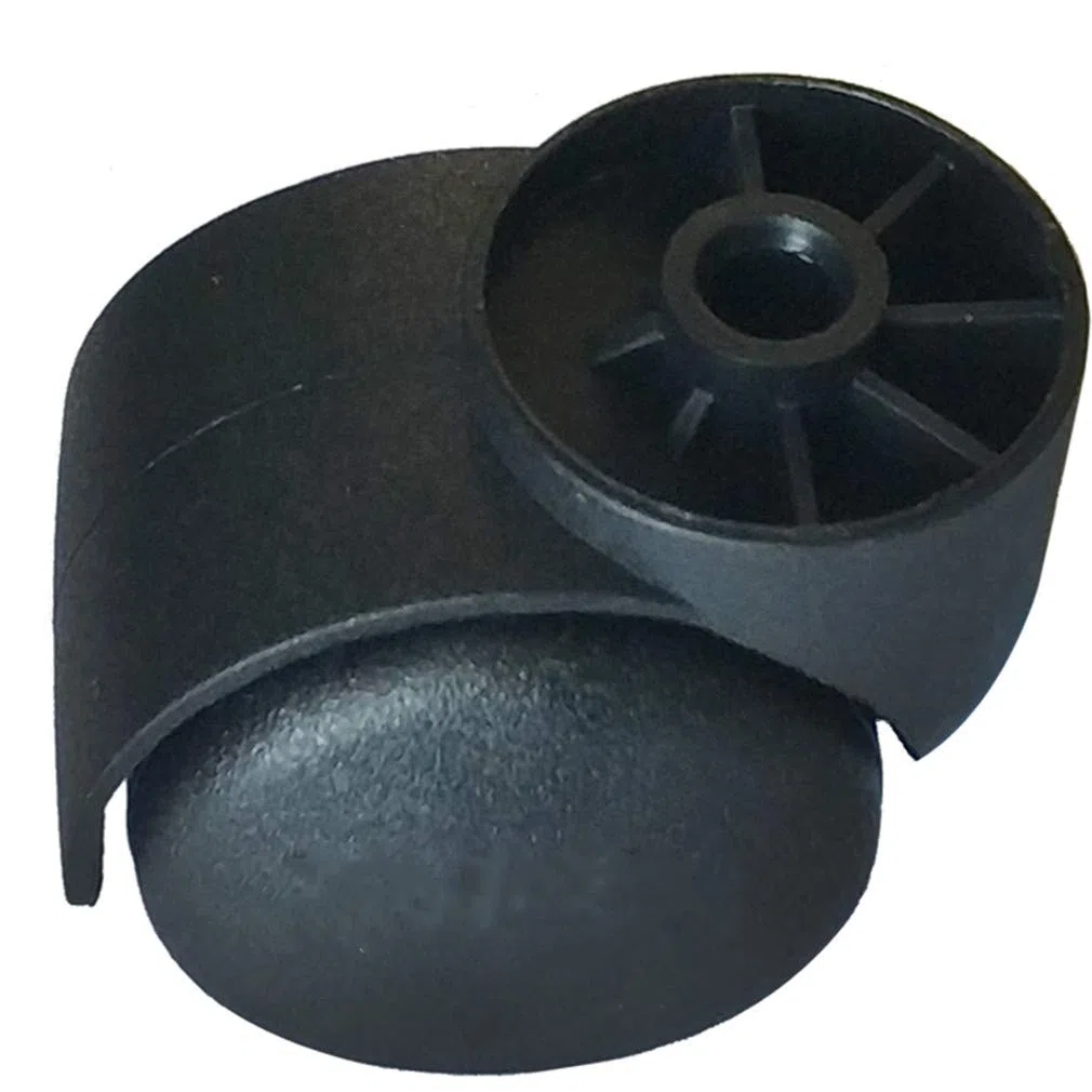 Ruedas Universales de 50 Mm Para Silla de Oficina - Sin Varilla Silencian, Rolling y Silencioso, 5 Piezas (Black)
