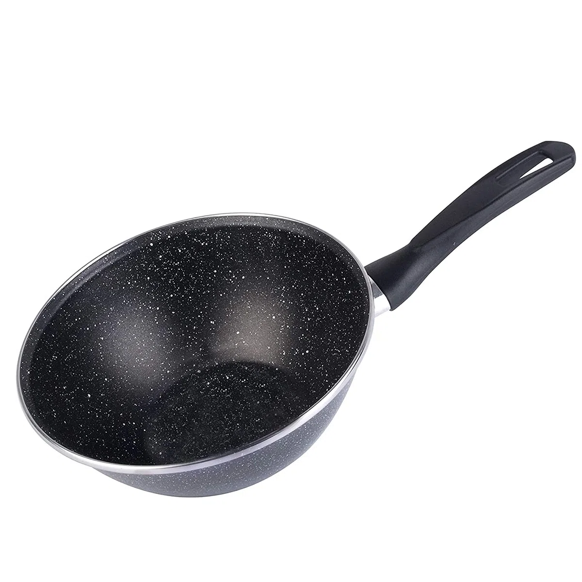 MAGEFESA 02108247 Sartén Wok Gransasso, Gris, 28 cm
