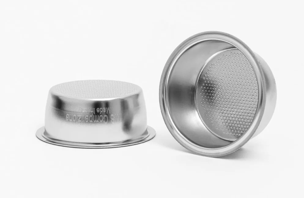 verybarista IMS Precision - Cesta de filtro compatible con Delonghi La Specialista, DL2TH26E, 16-18 g, color plateado