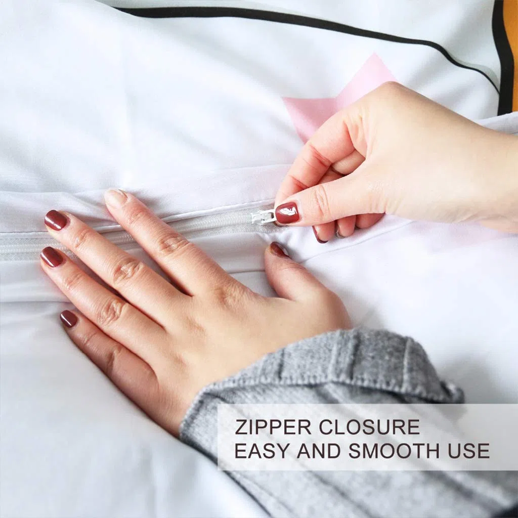 OldPAPA Juego de Funda nórdica para niños, Lindo Juego de Cama con Estampado de Dibujos Animados para niñas con Funda de Almohada para Adolescentes, niños y niñas, decoración de Dormitorio