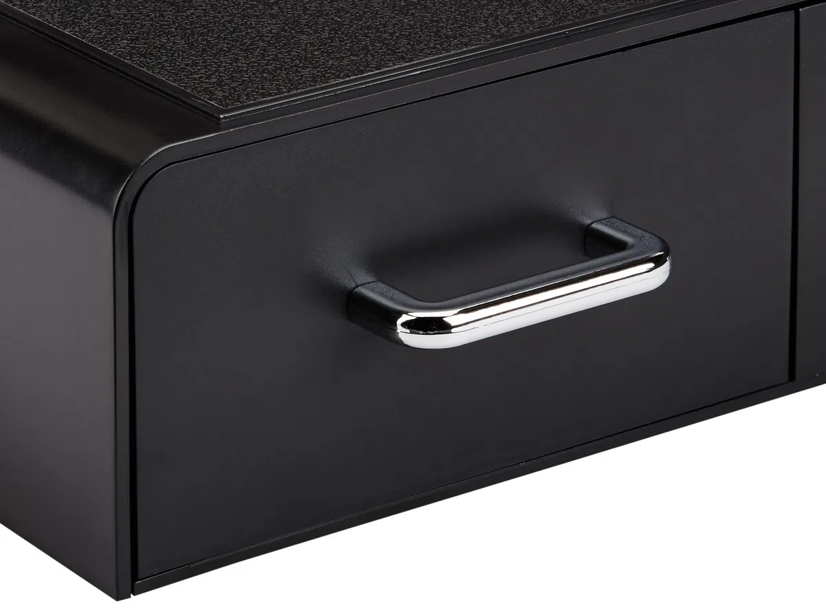Amazon Basics Coffee Pod Storage Drawer for K-Cup Pods - 36 Pod Capacity, Negro 34.3 x 32.6 x 6.4 cm