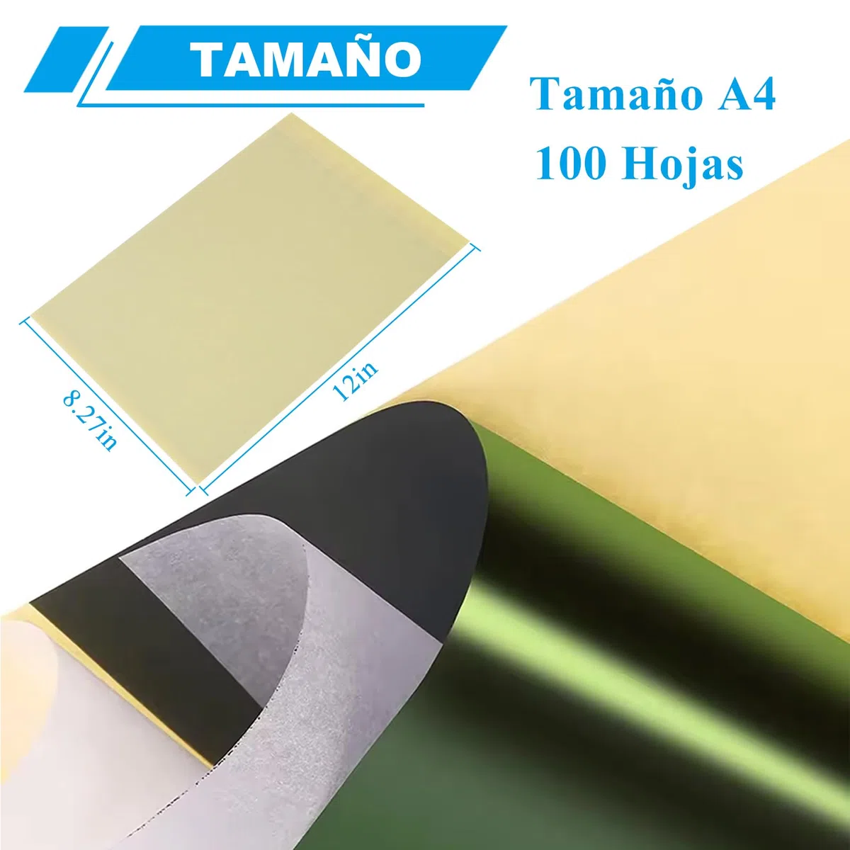 EMALLA 100 Hojas Stencil Tattoo Transfer Papel Transfer Tattoo A4 Papel Hectografico para Artistas y Principiantes