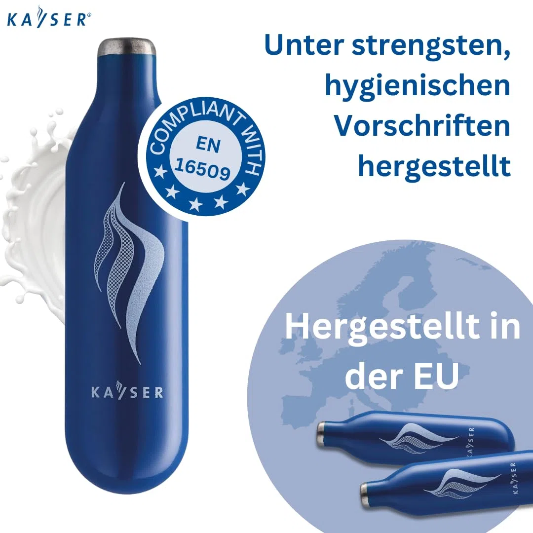 KAYSER K2227001 Cápsulas de nata Acero