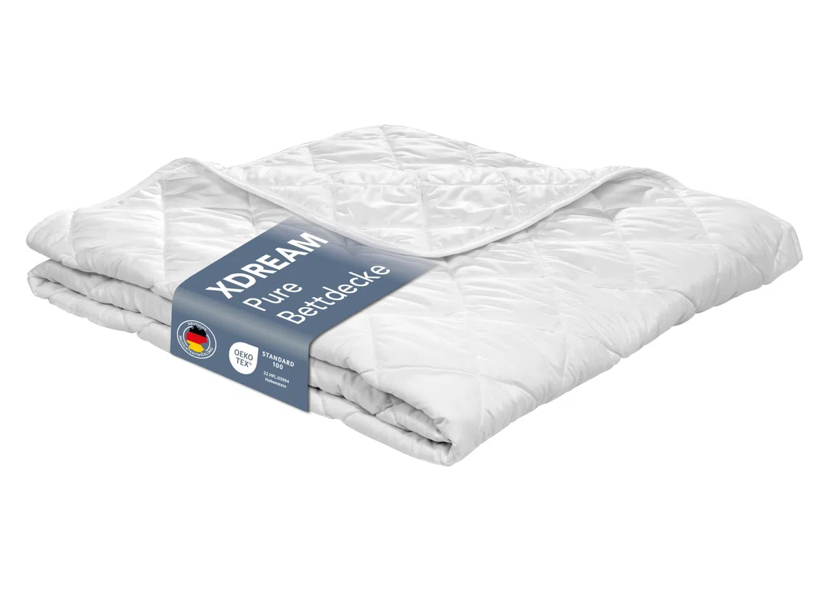 XDREAM Pure manta de verano ultraligera 135x200 cm | manta muy fina y ultraligera | lavable a 60 grados | apta para alérgicos | 100% microfibra | Öko-TEX® | 135 x 200 cm