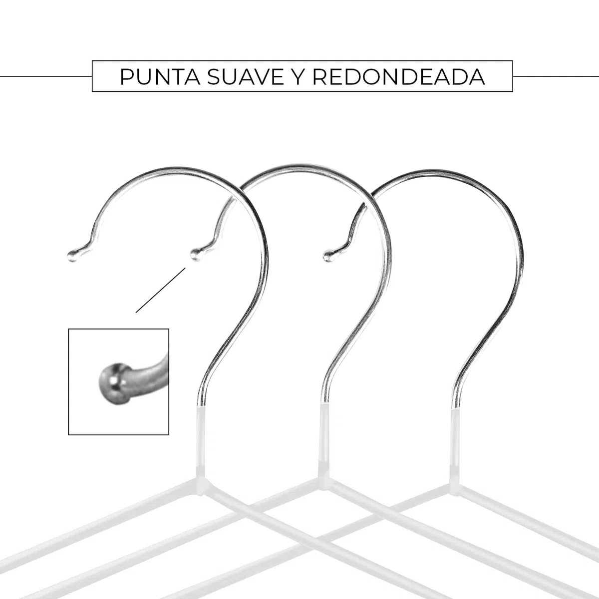 Perchas de Metal Blanca para Ropa 30 Unidades, Antideslizantes con Muescas 3 mm de diámetro,Perfil Fino Ahorro de Espacio para Trajes, Camisas, Chaquetas, Faldas y Pantalones