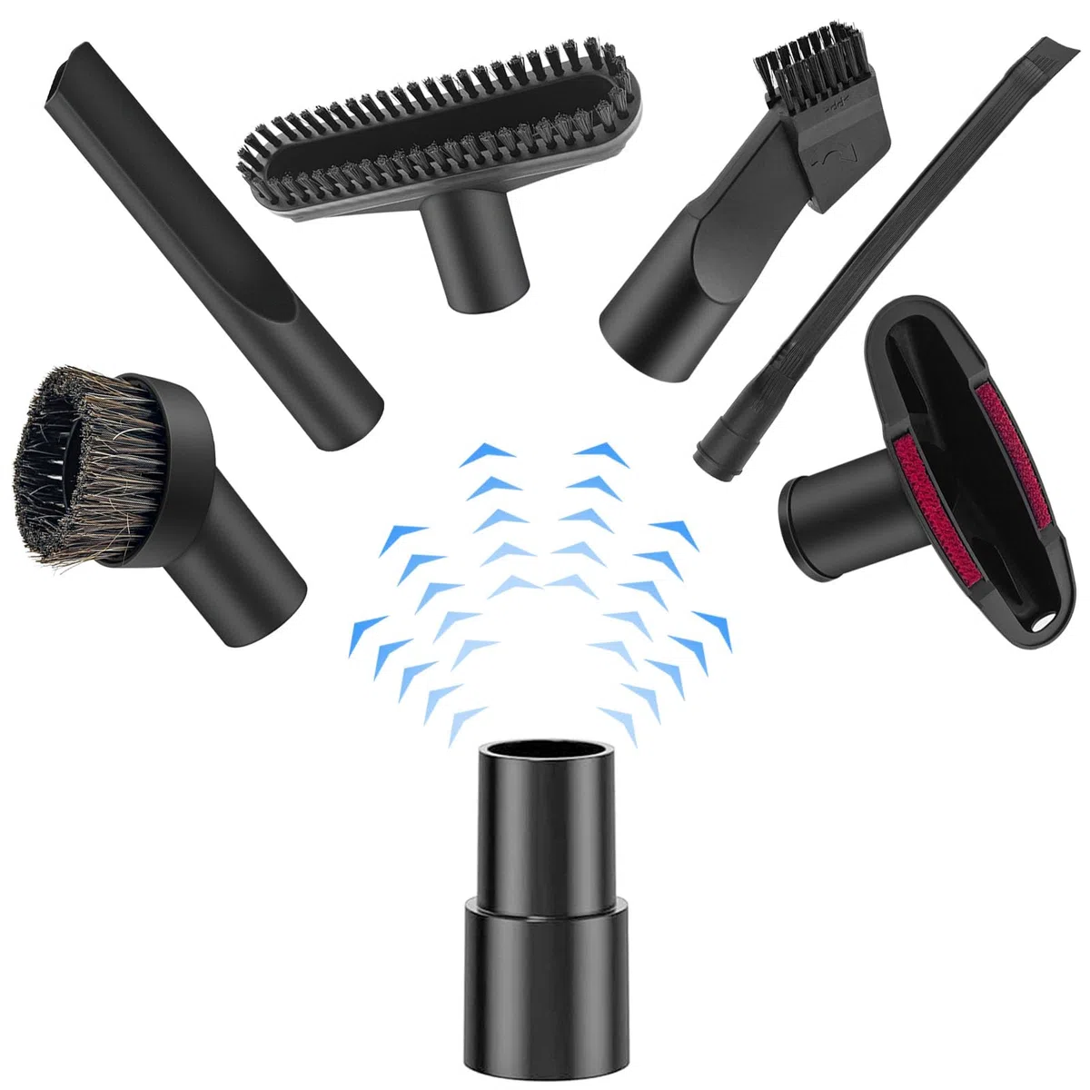 GZqiancng 7 Piezas Juego de Boquillas para Aspiradora, 35 mm/32 mm, Accesorios para Aspiradora, Accesorios Aspiradora para Rendijas para Aspiradora para limpieza de Ropa de Cama, Sofás, Coches