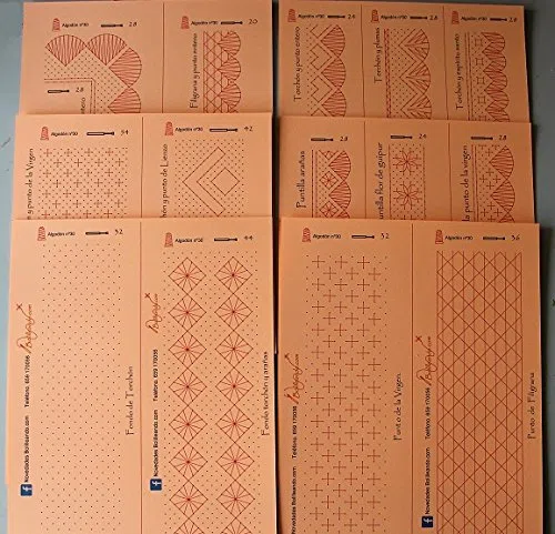 Conjunto de patrones para Aprendizaje de Encaje de Bolillos