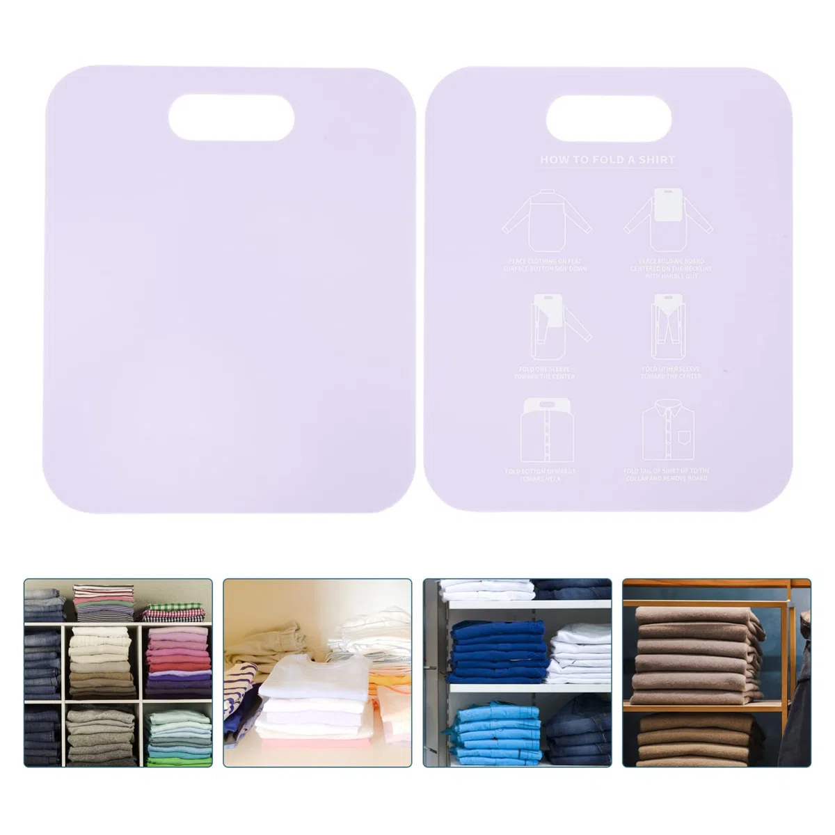 2 Piezas Tablero para Doblar Camisas Tableros para Carpetas De Ropa Carpeta De Ropa Portátil Carpeta De Camisas para Niños Tablero Plegable De Camisa Tabla Púrpura Falda Pantalones