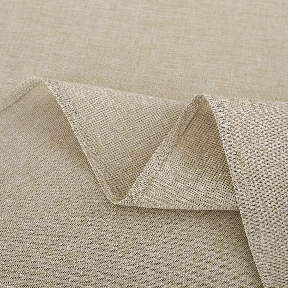 Softalker Manteles Beige Antimanchas Redondo 160 cm de diámetro Mantel de Falso Lino Mantel Exterior Repelente al Agua Protege la Mesa para Comedor,Cocina,cumpleaños,Festivos,Picnic,Fiestas,1 Pieza
