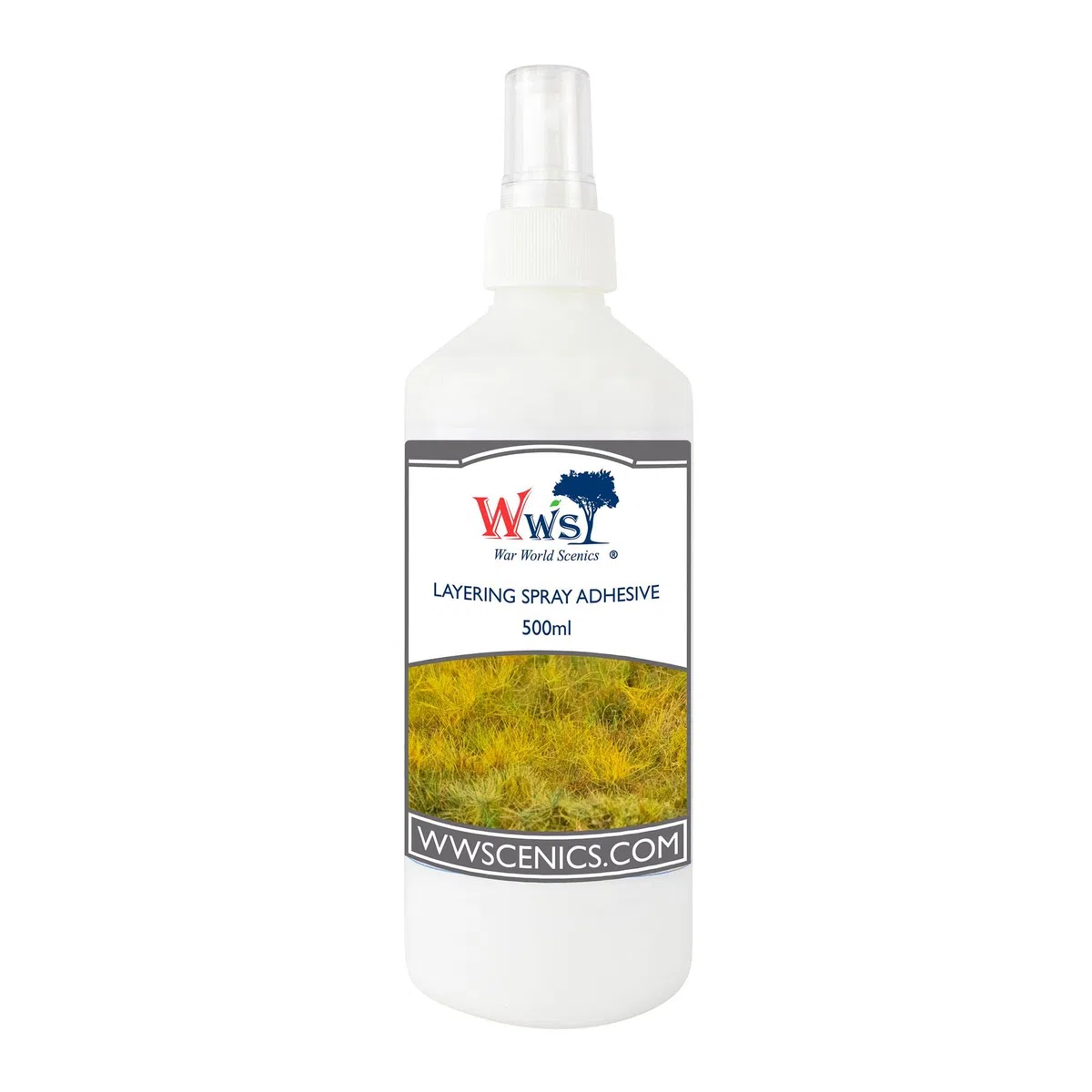 War World Scenics Spray Adhesivo para Capas de Hierba Estática 500ml – Modelismo & Wargames
