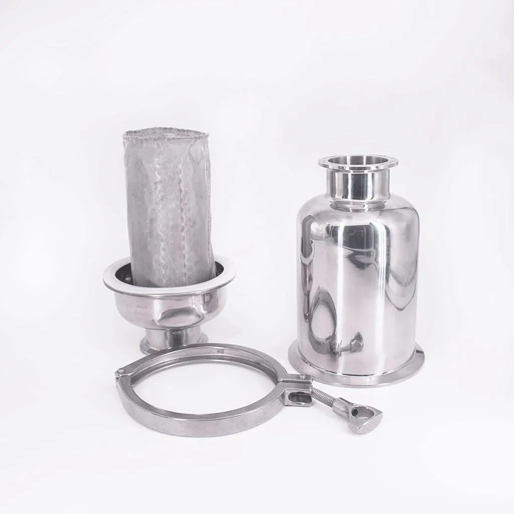 1 colador de filtro en línea de 32 mm, 304ss, ideal para elaboración de cerveza, lácteos y uso farmacéutico (malla 400)