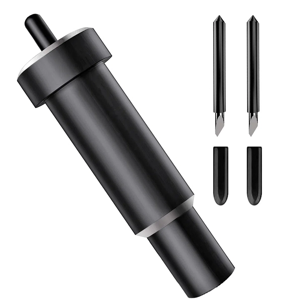 Explora la hoja de corte profundo y la carcasa para Cricut Maker, hoja de punta profunda de repuesto Niantime compatible con Explore Air2/Air3/Maker/Maker 3 máquinas de corte (2 cuchillas de corte