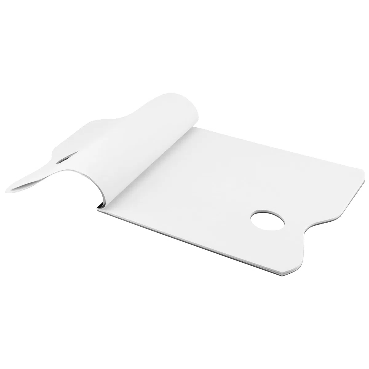 MUKLEI - 3 piezas de papel de paleta de pintura al óleo, 36 hojas de papel de paleta de artista, paleta de rasgar con agujero para el pulgar, almohadilla de paleta de pintura para pintura al óleo,