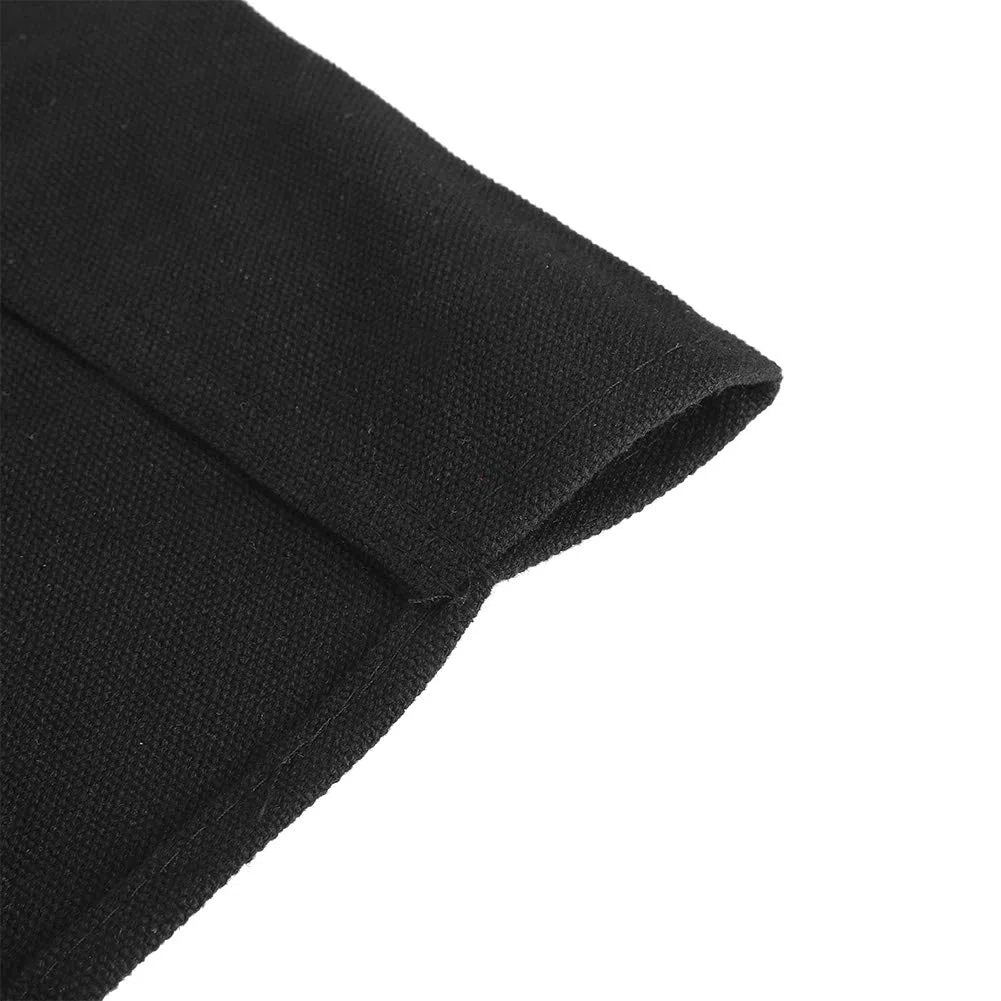 Snufeve6 Reemplazo De La Lona De La Silla, Tela De La Silla 2 Tamaños Prácticos para La Silla De Director Informal para La Mayoría De Las Personas(Negro)