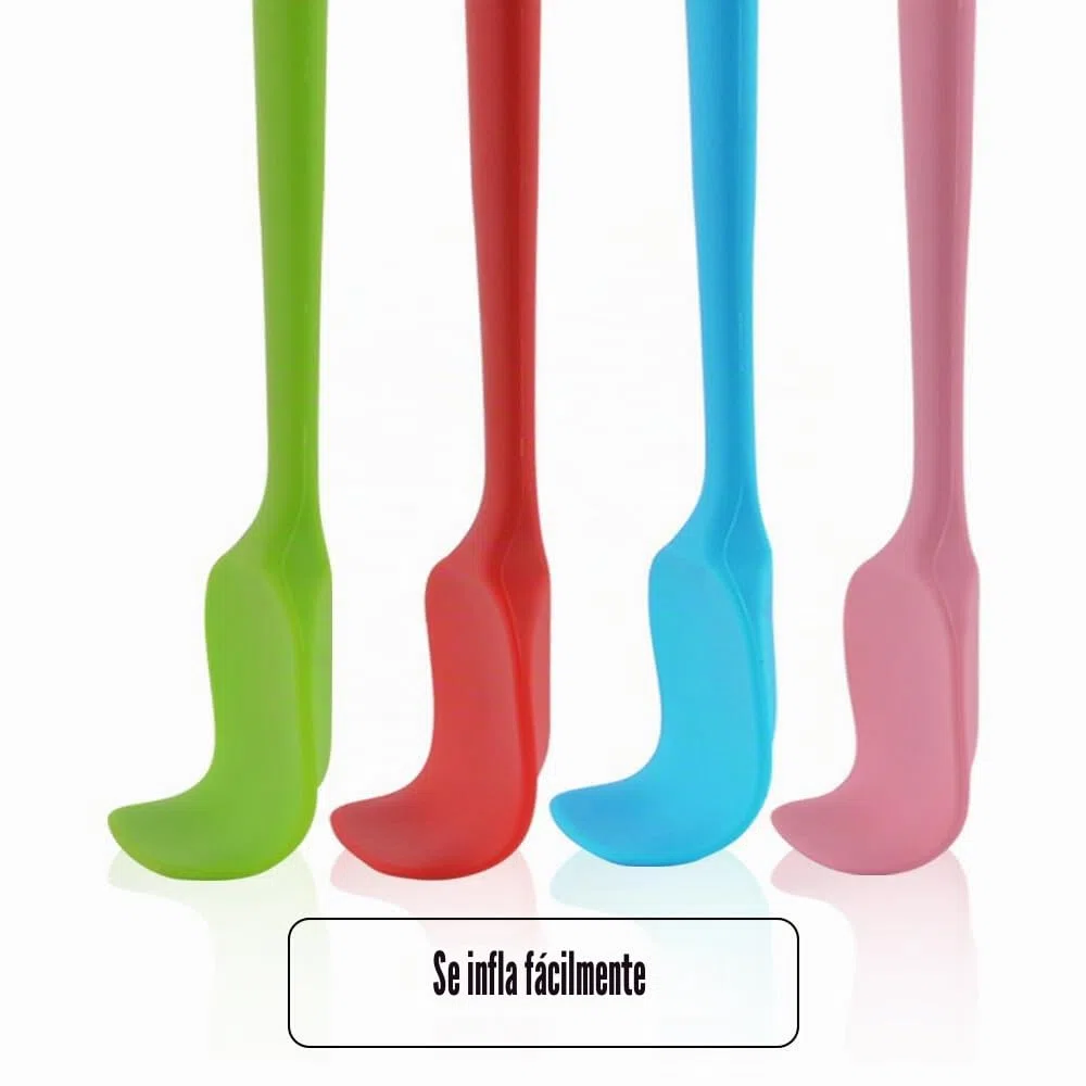 MOACC Espatula de Silicona Lenguas Cocina con Núcleo de Acero, No Tóxico, Antiadherente, Resistente al Calor, Utensilios para Cocina y Horneado, Set de 4 Piezas