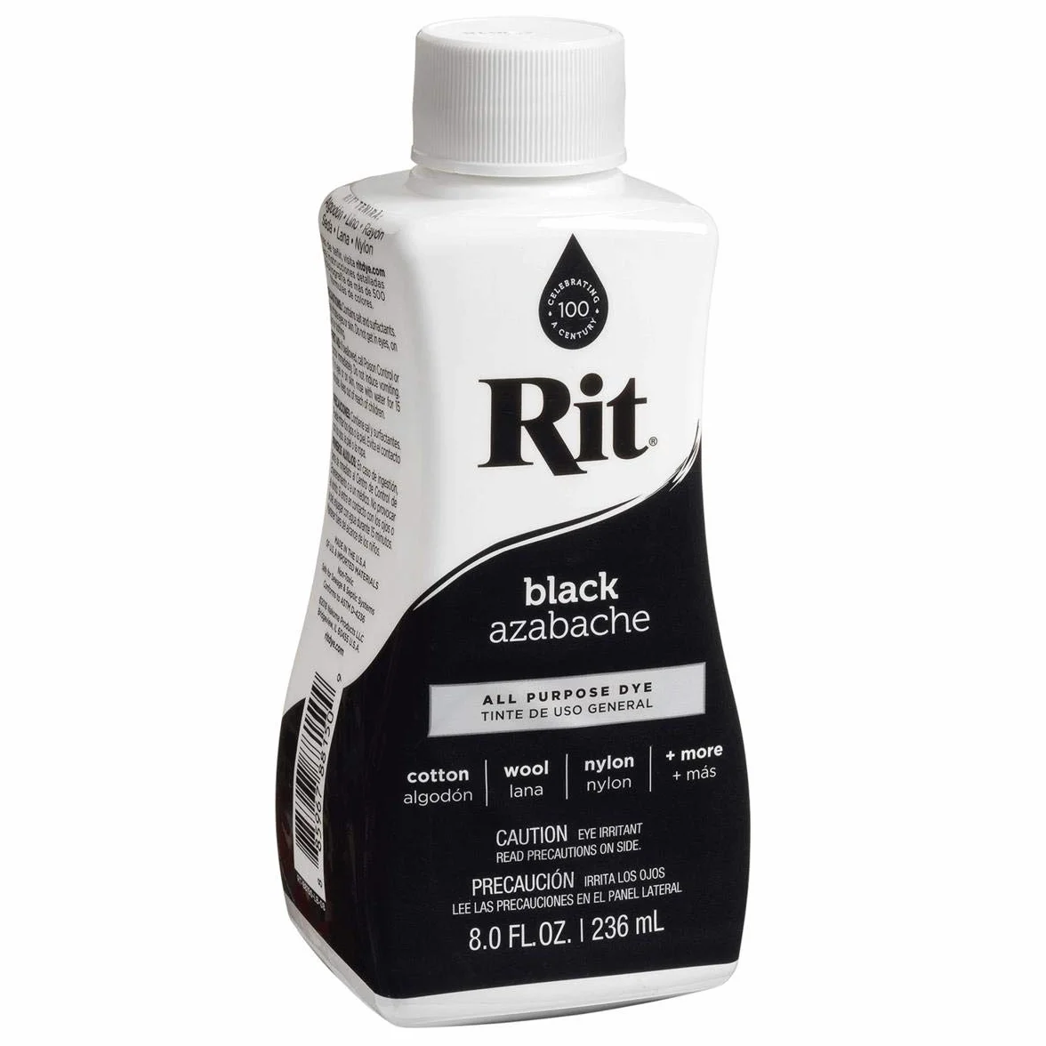 Rit tinte líquido para tejidos (236 ml), color negro