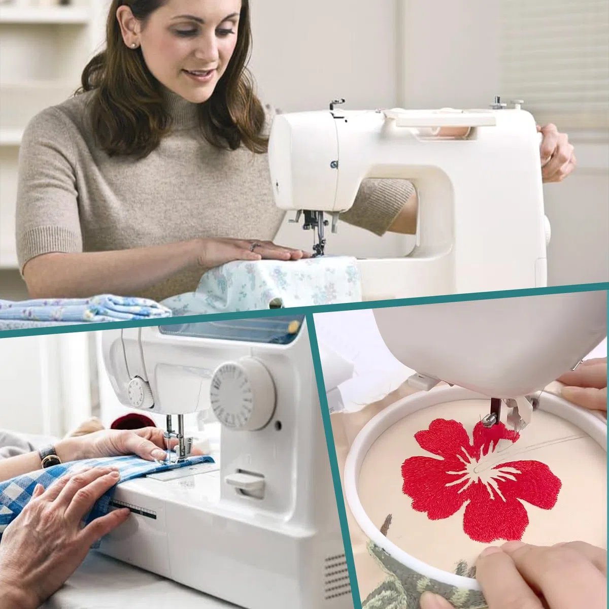 PUWOWYE Hilos de Coser para Maquina, 36 colores 400 yardas hilo para maquina de coser por carrete y 36 carretes de hilo de bobina de calidad overlock para overlock
