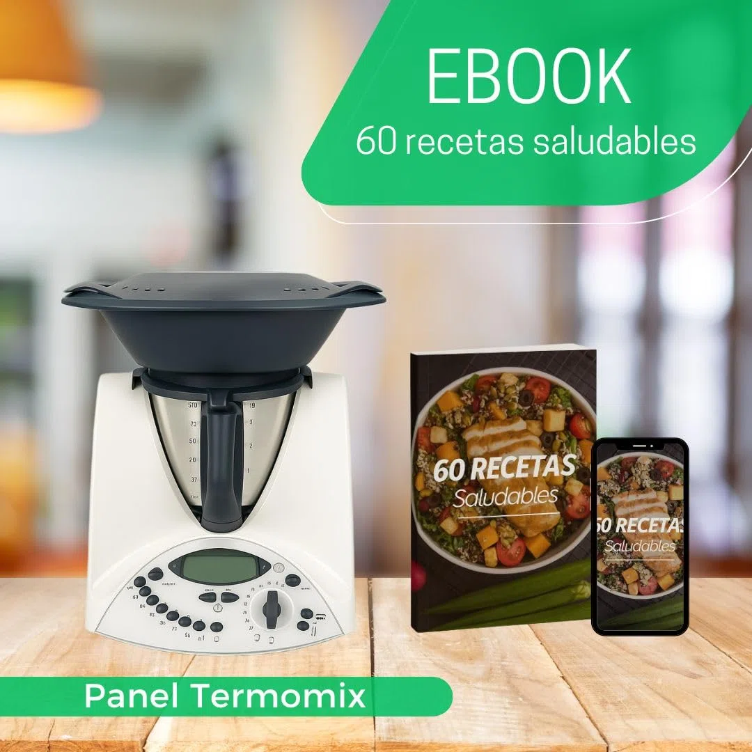 Botonera Thermomix TM31 | Panel Frontal Completo con Teclado de Membrana | Repuestos, Accesorios de la Thermomix TM31 y Thermomix TM31 Recambios | Bimby (Incluye E-Book 60 Recetas)