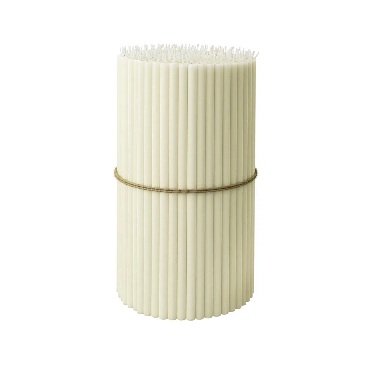 Velas de cera de abeja pura para el hogar: 50 velas candelabro delgadas y altas, completamente naturales, para oraciones en la iglesia, pastel de cumpleaños y Adviento de Navidad