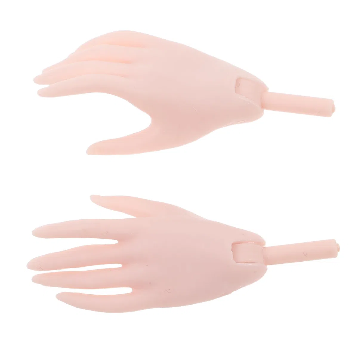 Gogogmee Modelo de Mano de Plástico Fácil de Instalar Piezas de Accesorios de Mano para Muñecas y Figuras de Acción Adecuado para Decoración de Festivales y Colección de Juguetes