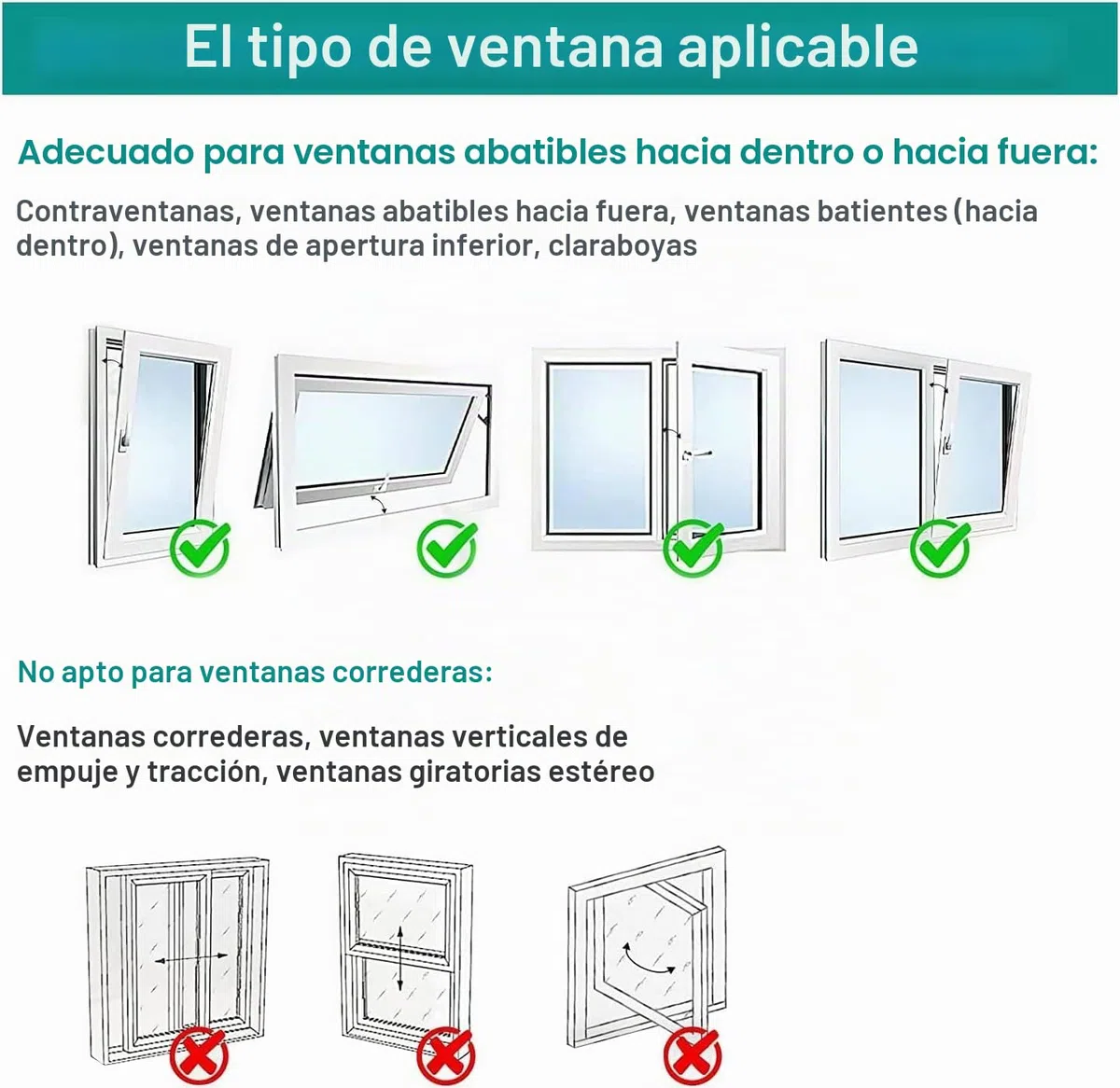 Kit ventana aire acondicionado portatil, Junta de ventana para aire acondicionado móvil, Junta de ventana para acondicionadores de aire móviles con cremallera y cierre adhesivo (400 cm)