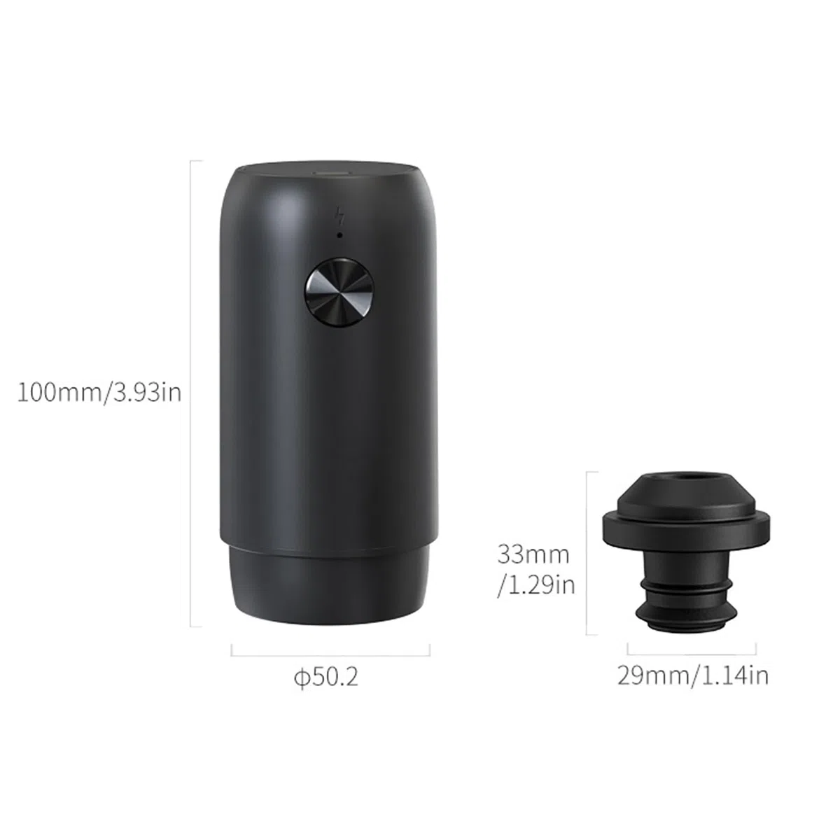 Bombas Eléctricas De Ahorro Vino con Tapón Vacío Bombas Recargables con Tapones Herramienta Reutilizable para Mantener Más Fresco Vacío Vino