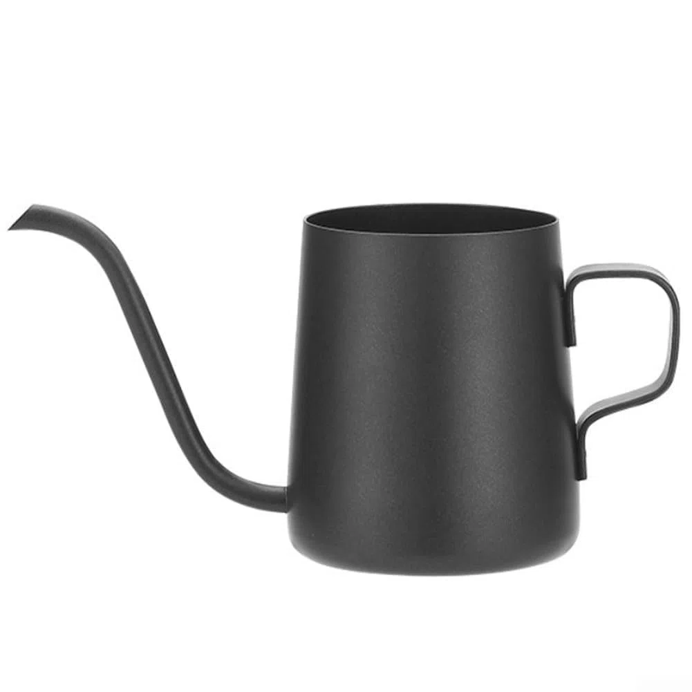 Pour Over Gooseneck - Hervidor de café con goteo manual, 250 ml/350 ml, acero inoxidable, a prueba de arañazos, resistente al calor (plateado 350 ml)