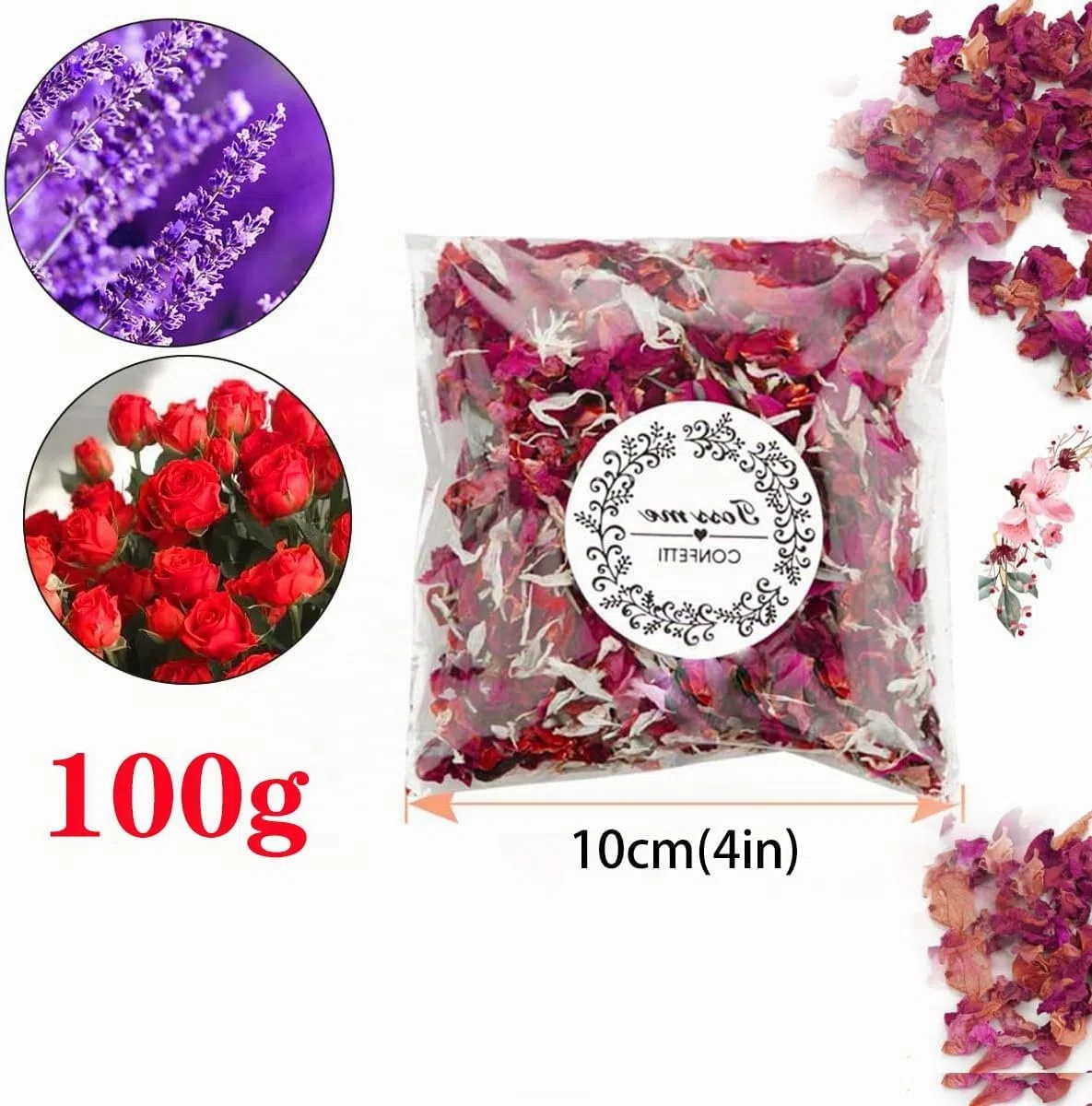Conos para arroz de boda con paquetes de confeti nupcial, portaconfites Kraft con 30 orificios