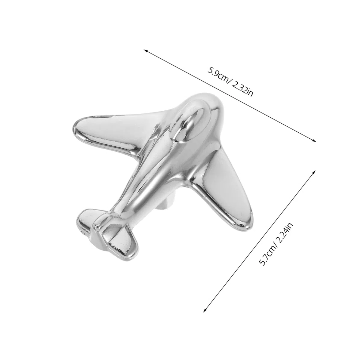 Cabilock 2juegos Tiradores Para Armarios Infantiles Con Forma De Avión Pomos Para Cómoda Aleación De Zinc Decoración Infantil Para Armario y Alacena