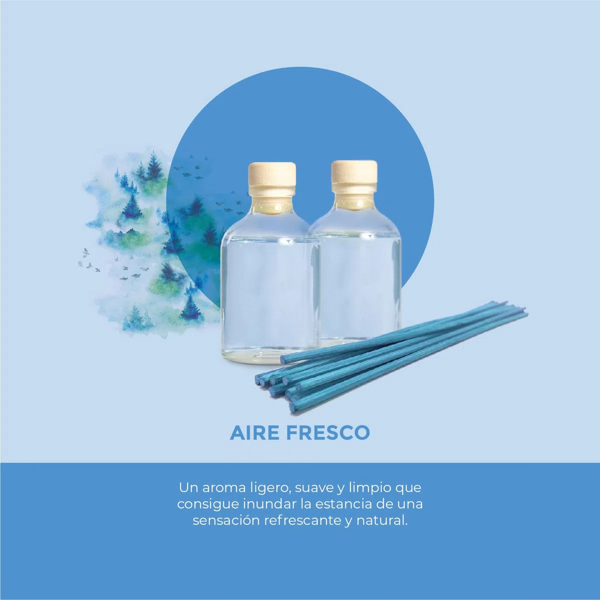 CRISTALINAS. Recambios Ambientador & Absorbe Olor Mikado para Mascotas. 0% Alcohol. Mas de 4+4 semanas de duracion. 2x30 ml. Aroma (Aire Fresco) (Pack Dúo)