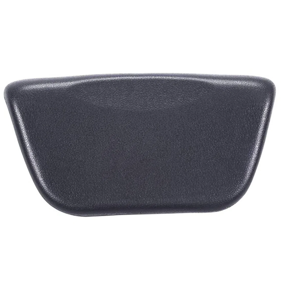 Almohada de baño de piel sintética, cojín de spa ergonómico para la cabeza y el cuello, para el hogar, jacuzzi, accesorios para el hogar, color negro