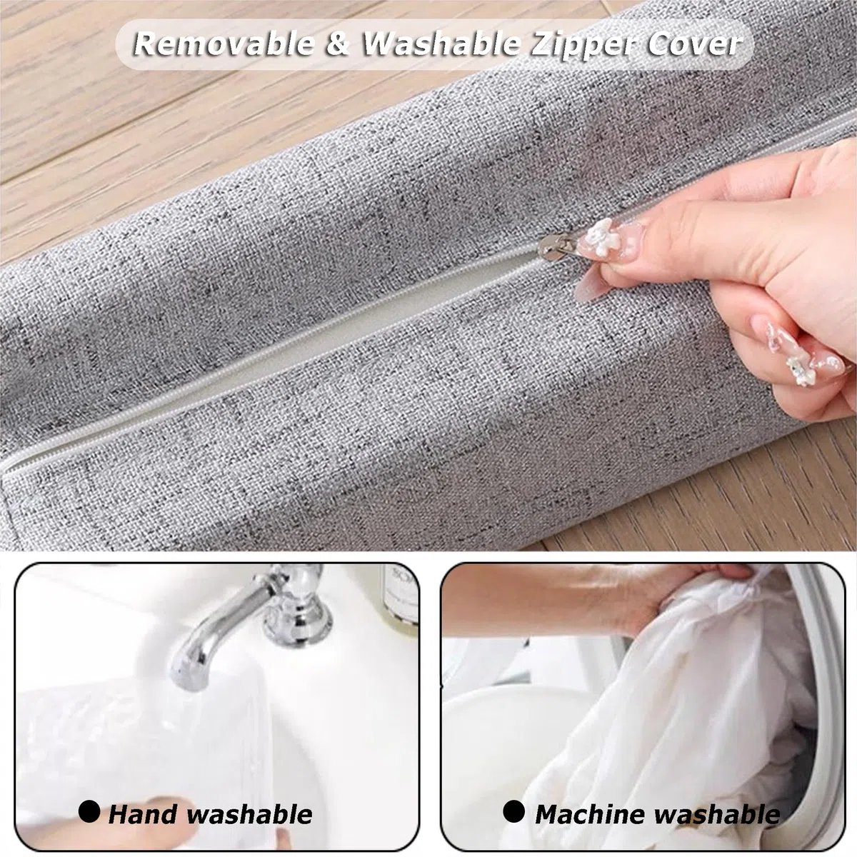 Relleno de colchón de tamaño personalizado con cremallera para cama individual, Queen, matrimonial, doble, extensor de colchón, puente de cama, cojines de almohada para cabecero (150 x 10 x 8 cm