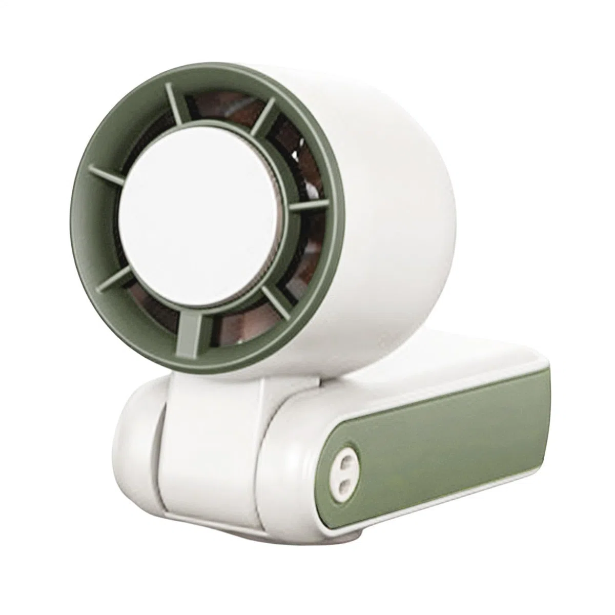 Ventilador portátil – Mini dispositivo de enfriamiento, enfriador de aire con pilas recargables, niveles de velocidad ajustables, generador de personal, para viajes de verano