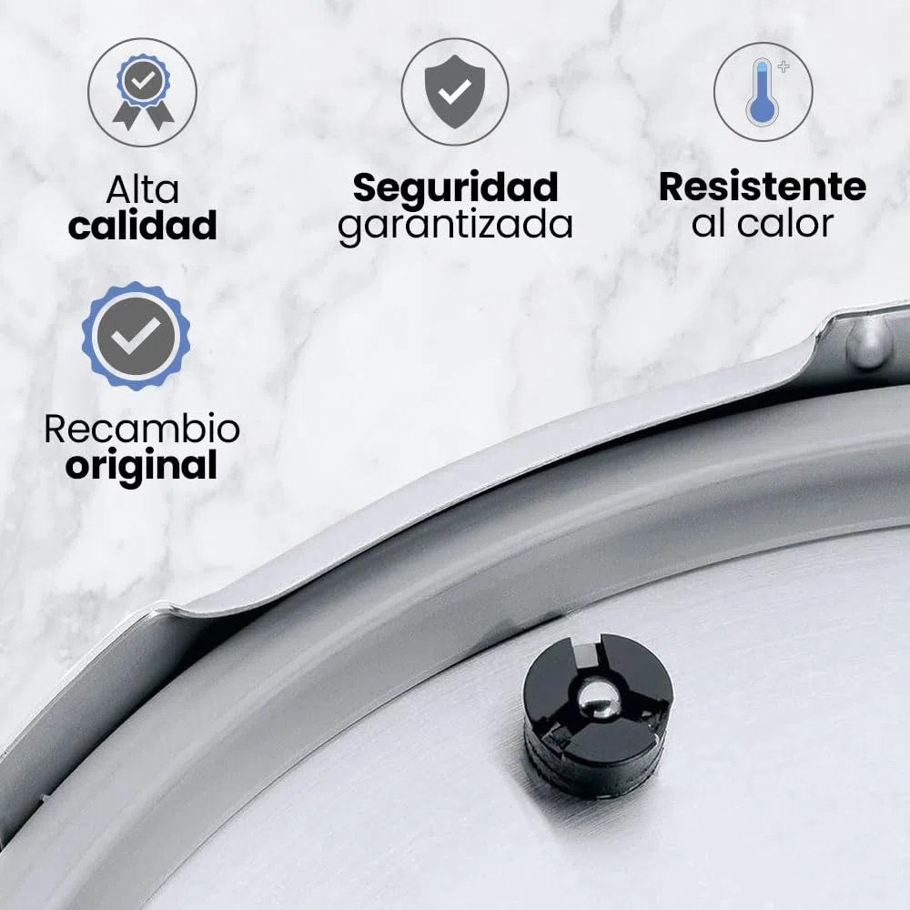 Anakel Home Repuesto Junta de Goma Olla WMF Perfect 60.6856.9990 Compatible con Tapa de Olla WMF Perfect Plus y Perfect, Silicona, para Ollas de 22cm de diámetro
