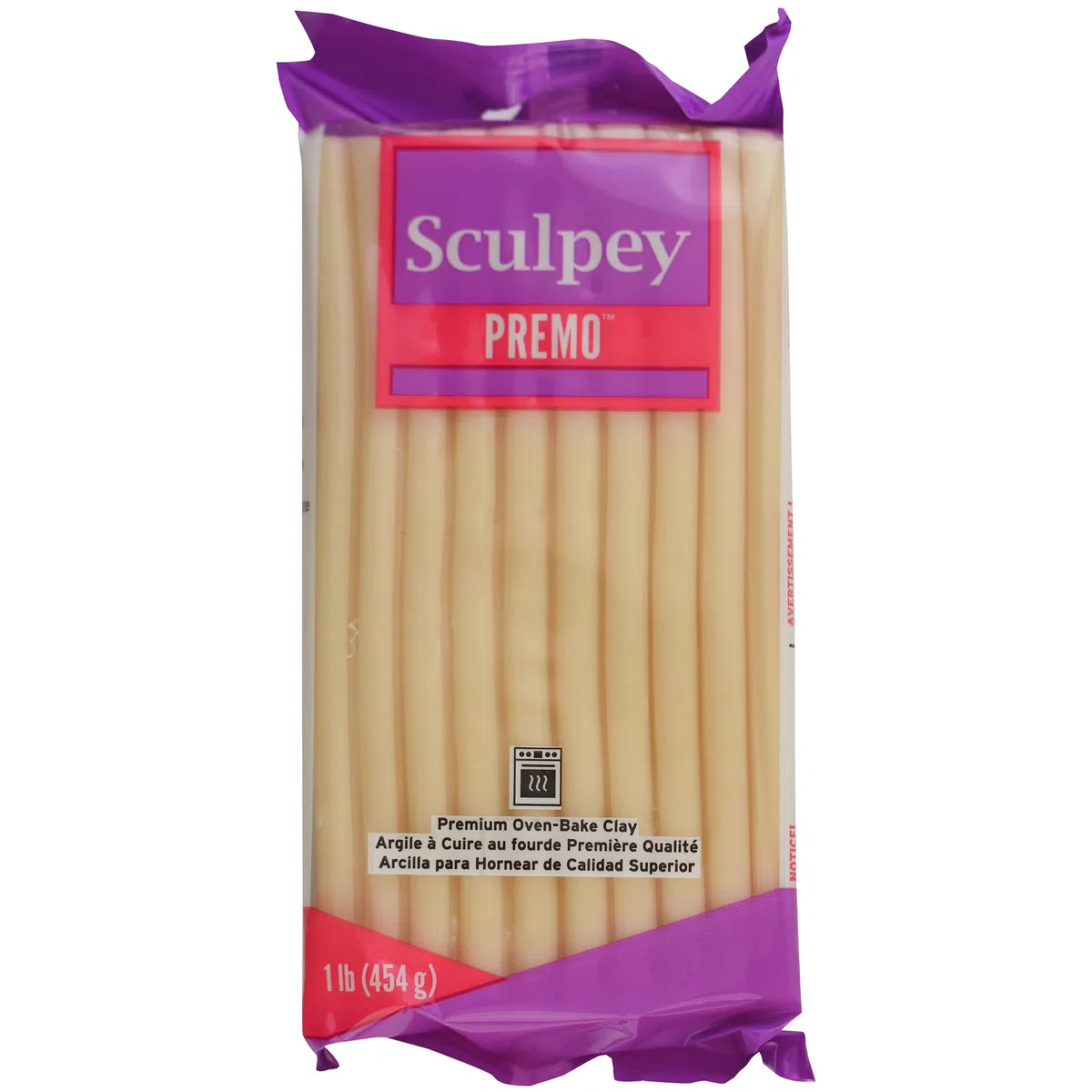 Premo - Pasta de modelar Accents 454gr, Color translucido