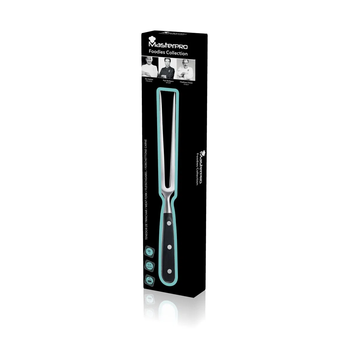 BERGNER Q3040 Tenedor trinchador acero inoxidable foodies