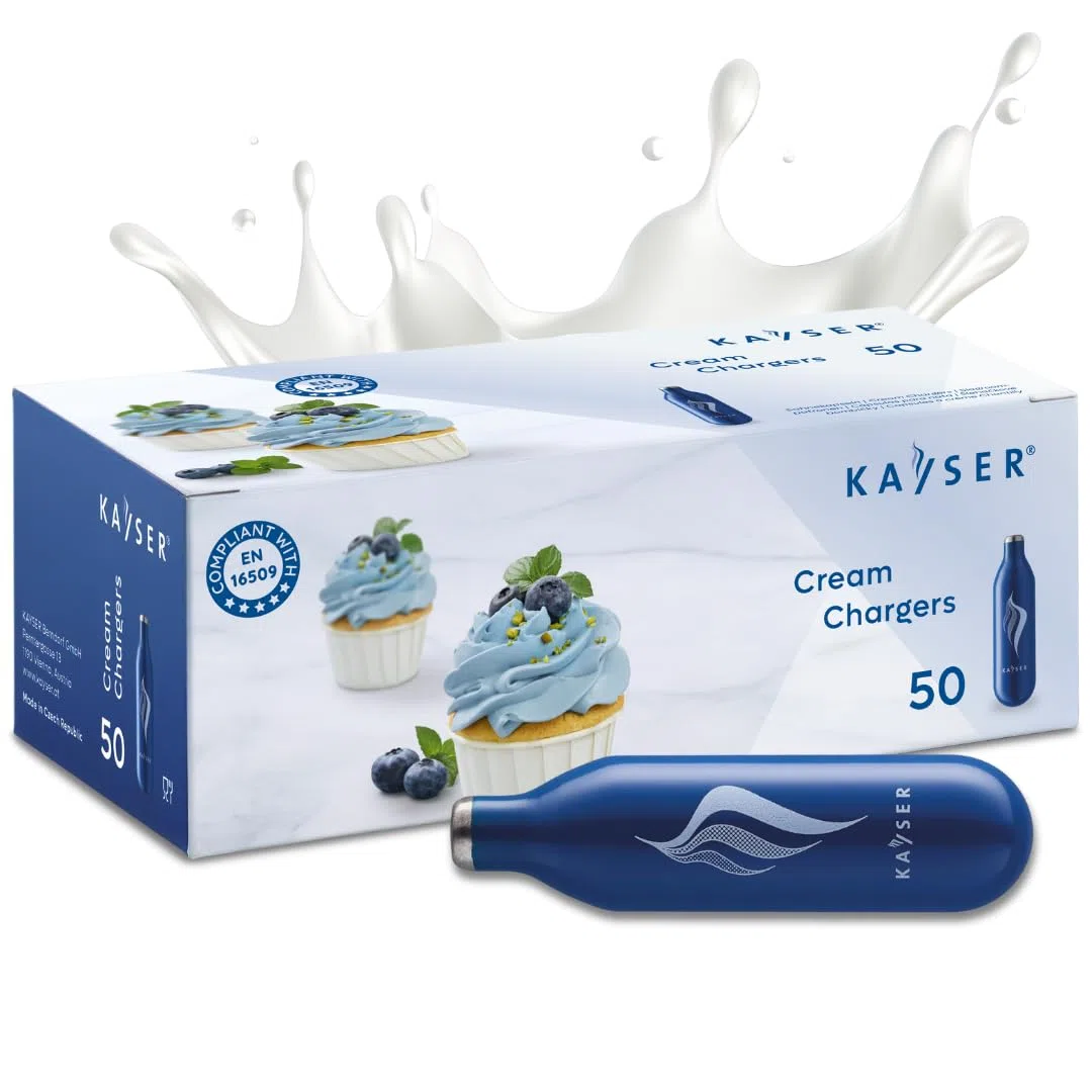 KAYSER K2227001 Cápsulas de nata Acero