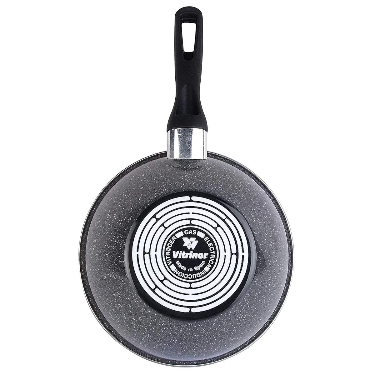 MAGEFESA 02108247 Sartén Wok Gransasso, Gris, 28 cm