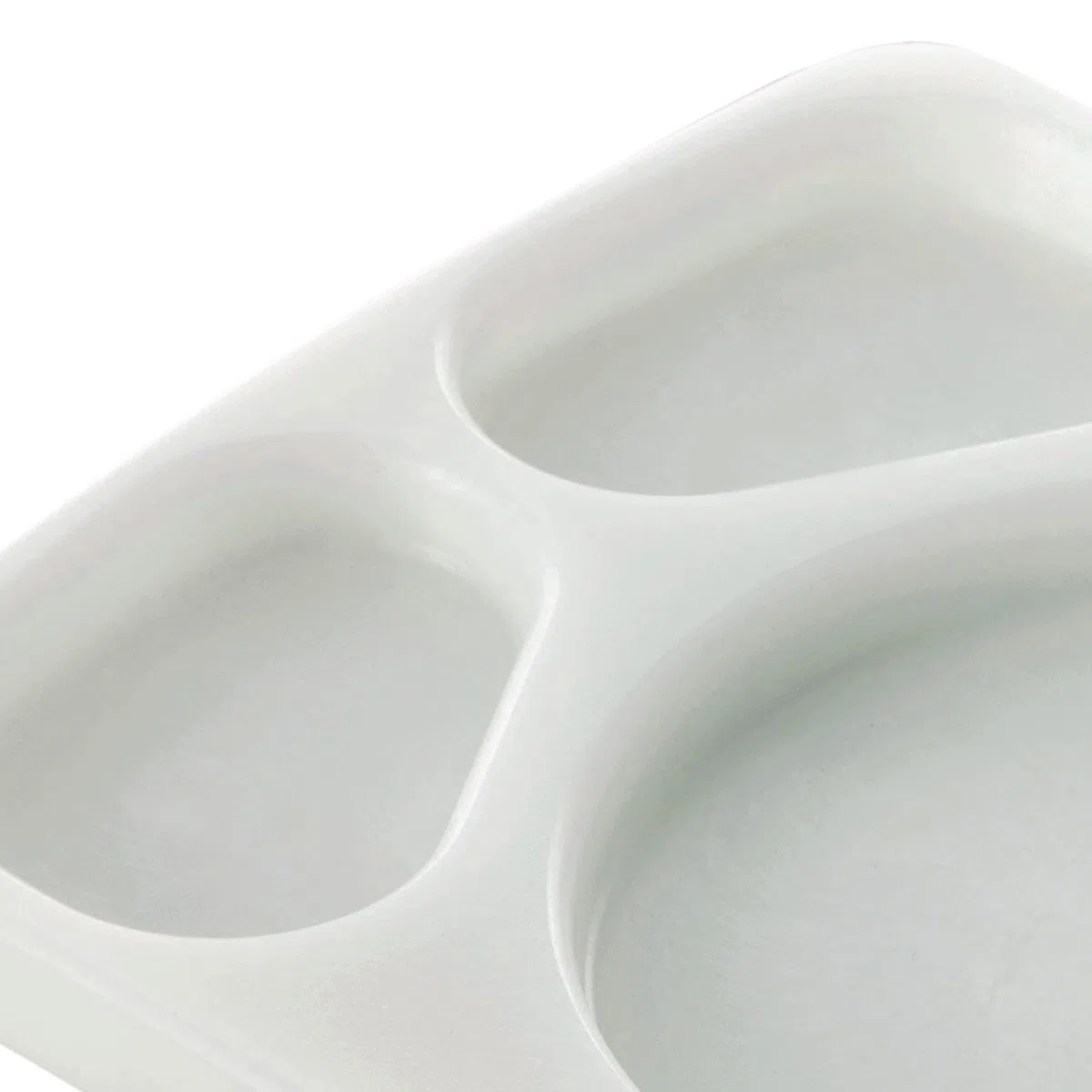 Cofan Tabla Salsera para 4 Salsas| Medida 30 x 20 x 1,5 cm | Color Blanco