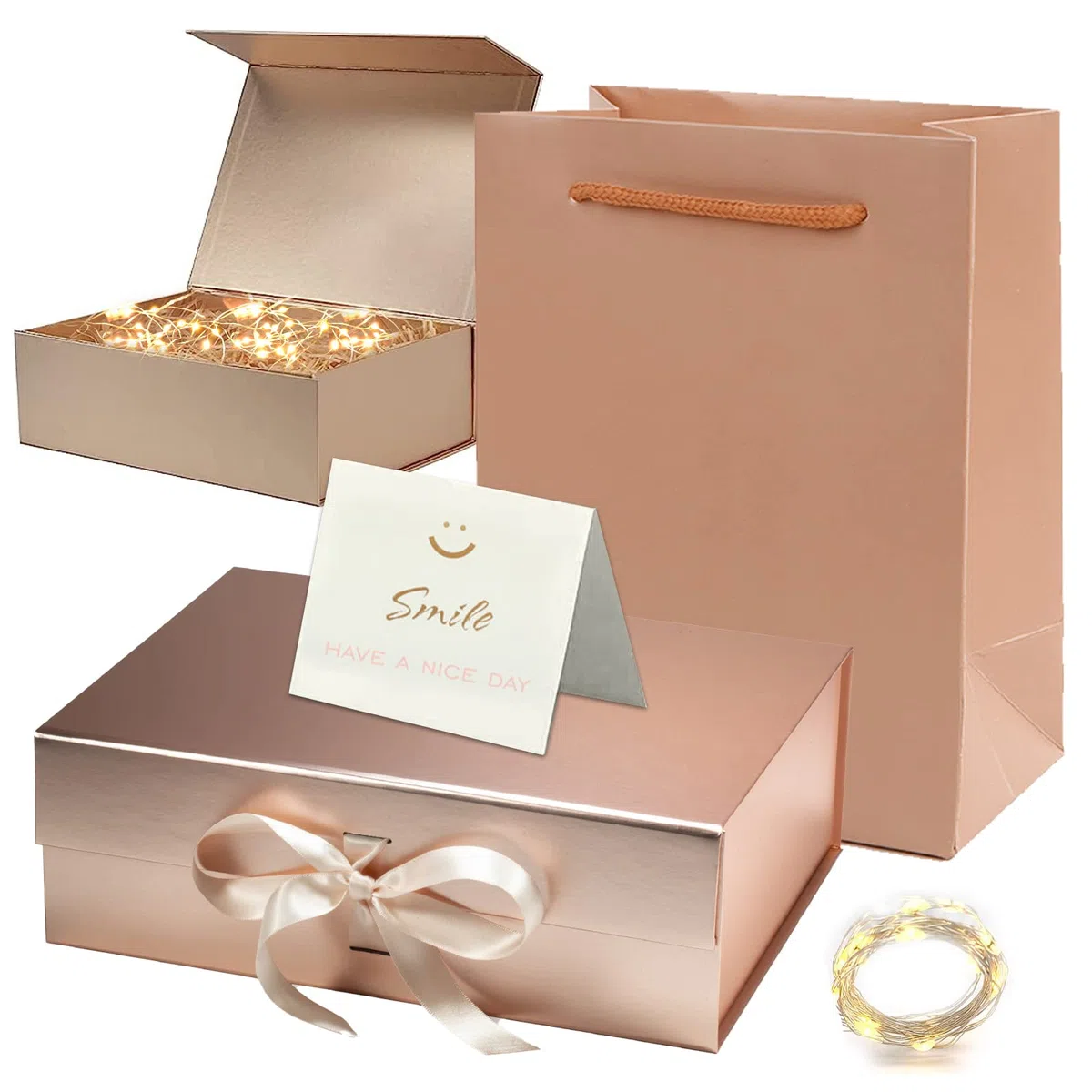 Magnética Cajas Regalo con Tapa,Cajas Decorativa de Embalaje de Regalo,Caja de Regalo Vacia de Lujo Premium,Caja de Regalo de Reutilizable Creative Box,Cajas de Regalo Magnéticas con Tapas,Bodas