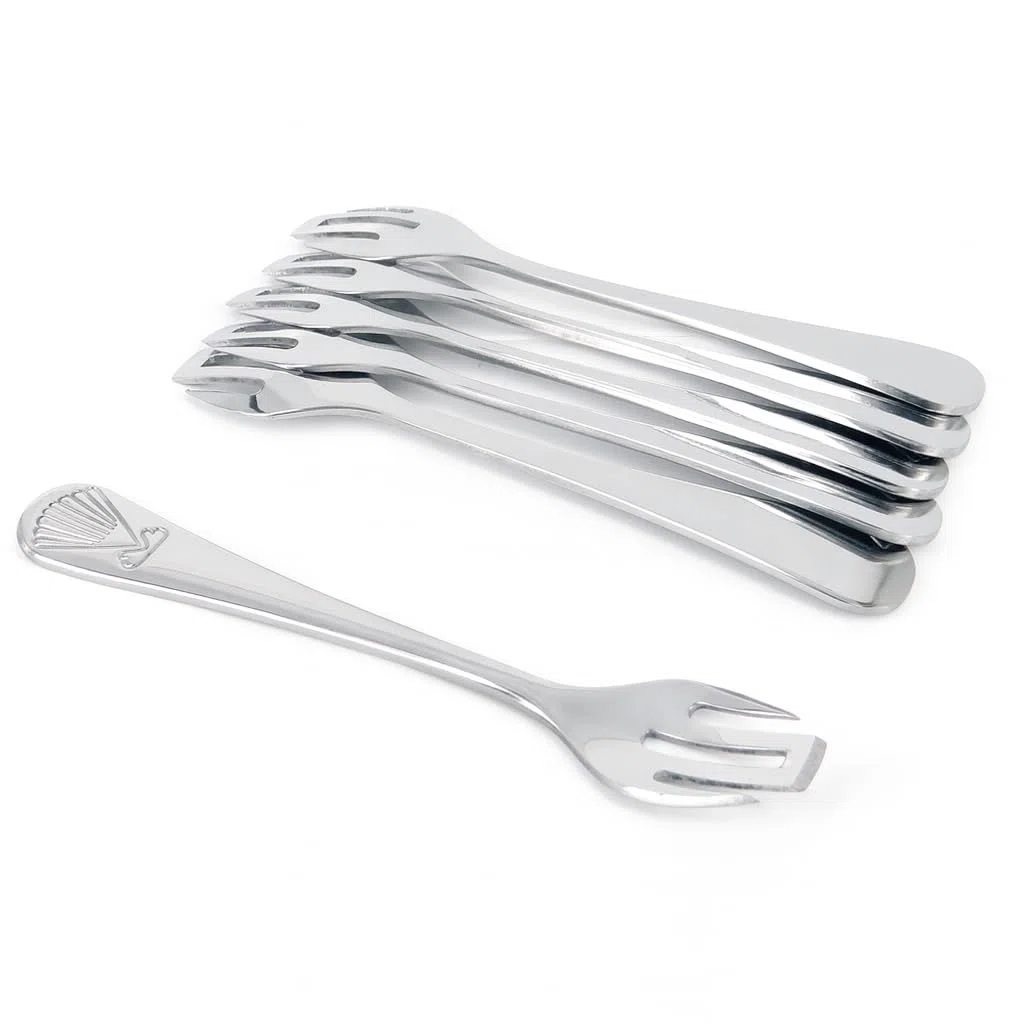 Tenedores Afiladas de Ostras - 6 Piezas - Inox 18/10