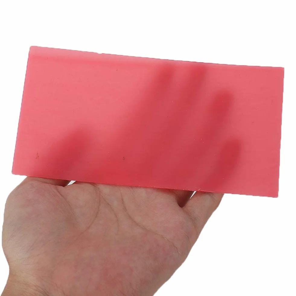 10 hojas de cera para placa base roja, cera para tallar joyas, para joyeros, escultores y aficionados (1.3mm)