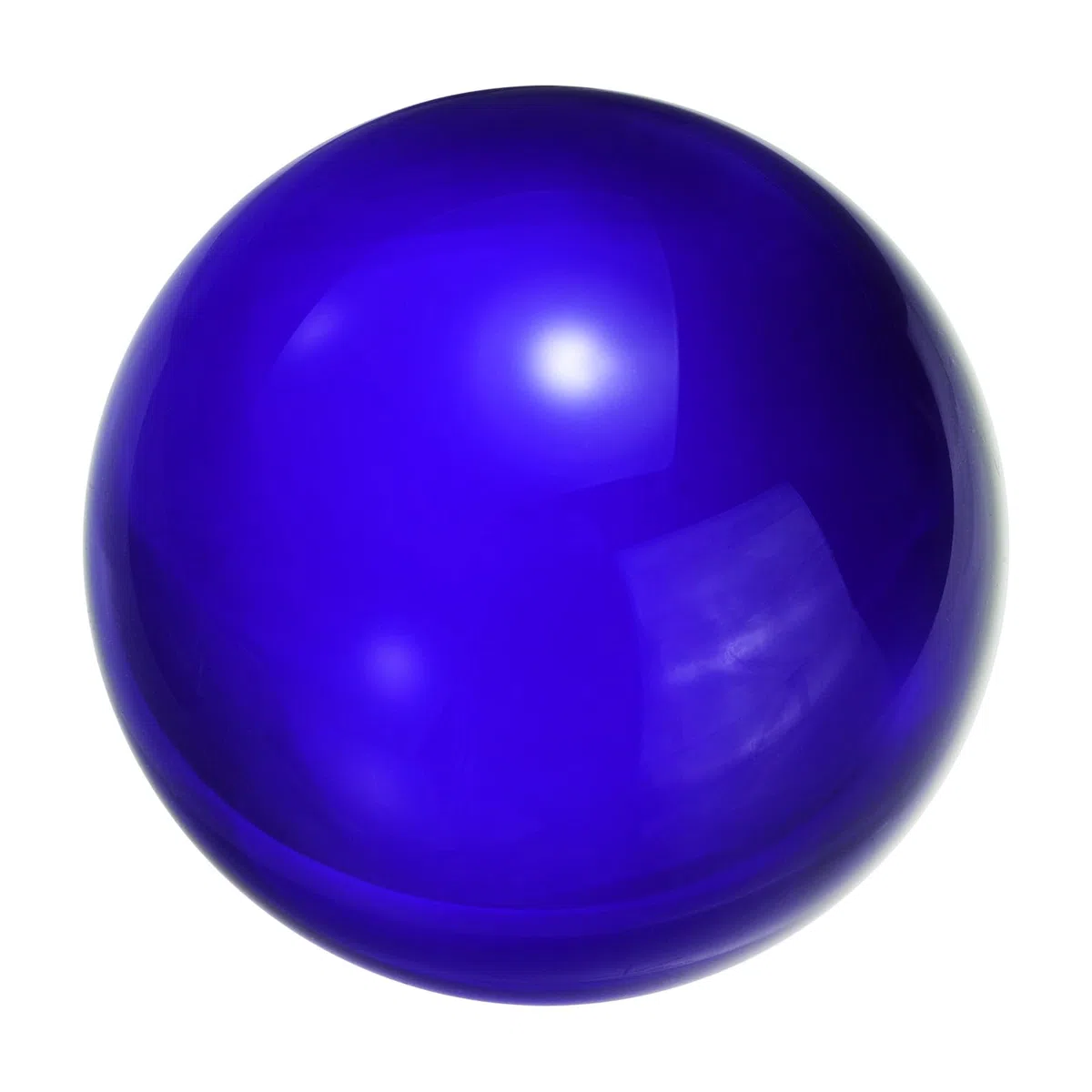 sourcing map Esfera de cristal de 50 mm, esfera decorativa sólida, adorno para adivinación del Feng Shui, adivinación, decoración de fuente de mesa, color azul oscuro