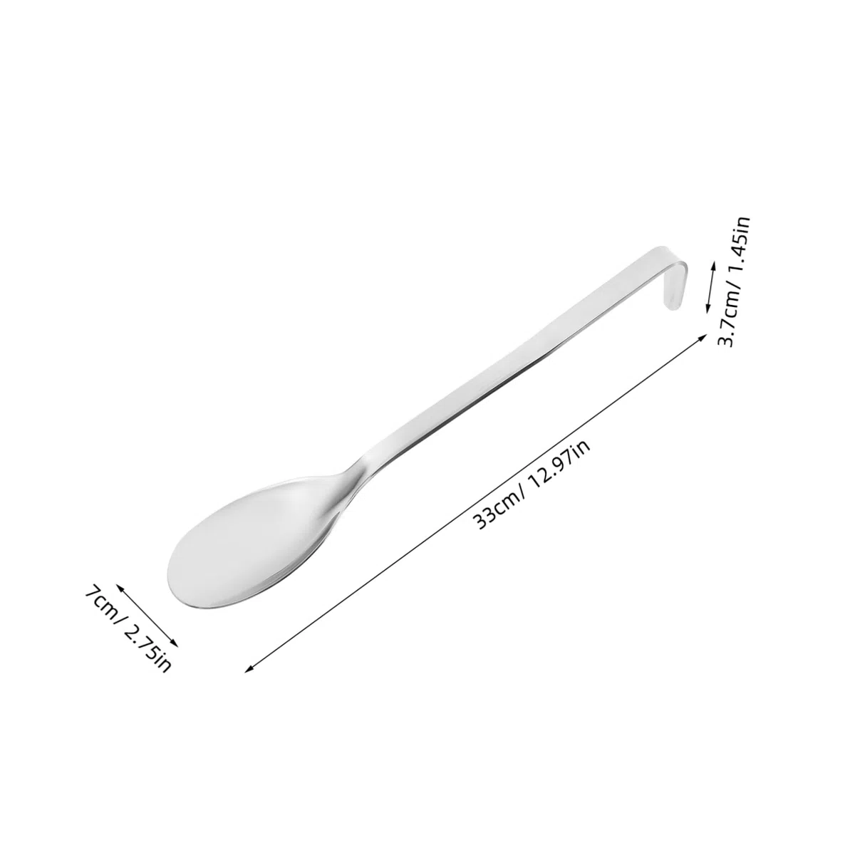 Cuchara Grande Resistente al Lavavajillas para Servir Buffet de Acero Inoxidable Diseño Ergonómico Adecuado para Cocina Doméstica y Comercial