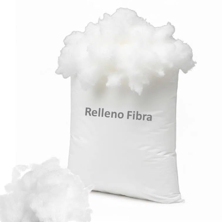Genérico MARCAVI | Relleno de Microfibra de 2Kg para Cojines, Peluches y Manualidades con Interior Mullido – Relleno Fibra Hueca Siliconada Tacto Pluma, Esponjoso y Suave