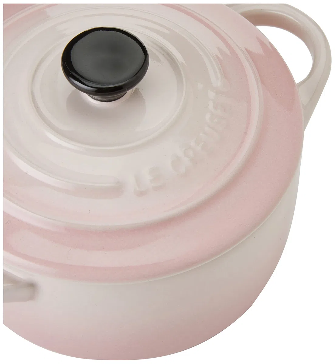 Le Creuset Mini cocotte de cerámica de gres, 10 cm, 0, 2L, Shell Pink, 71901107770100