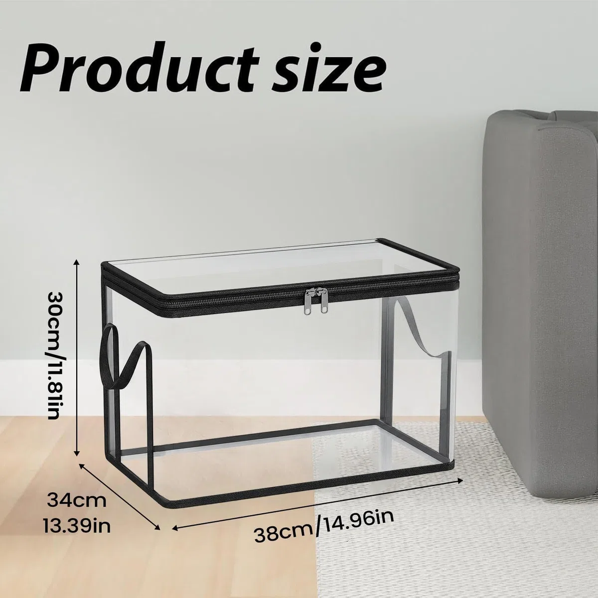 de almacenamiento de juguetes, 2 piezas, cofre transparente para muñecos de peluche, para salón, dormitorio, granja, apartamento, , balcón, dormitorio universitario,