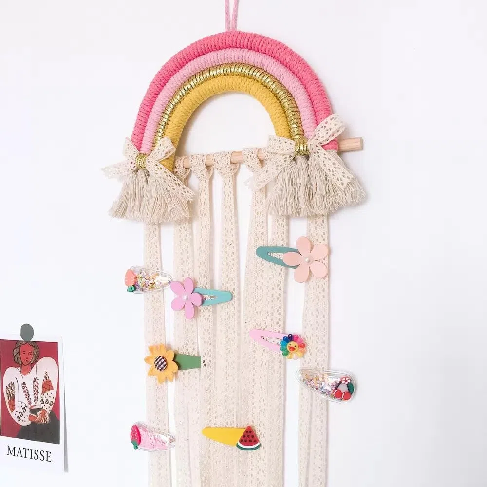 GOODCHANCEUK - Soporte para colgar en la pared de arco iris, diseño de arco iris, diseño de arco iris
