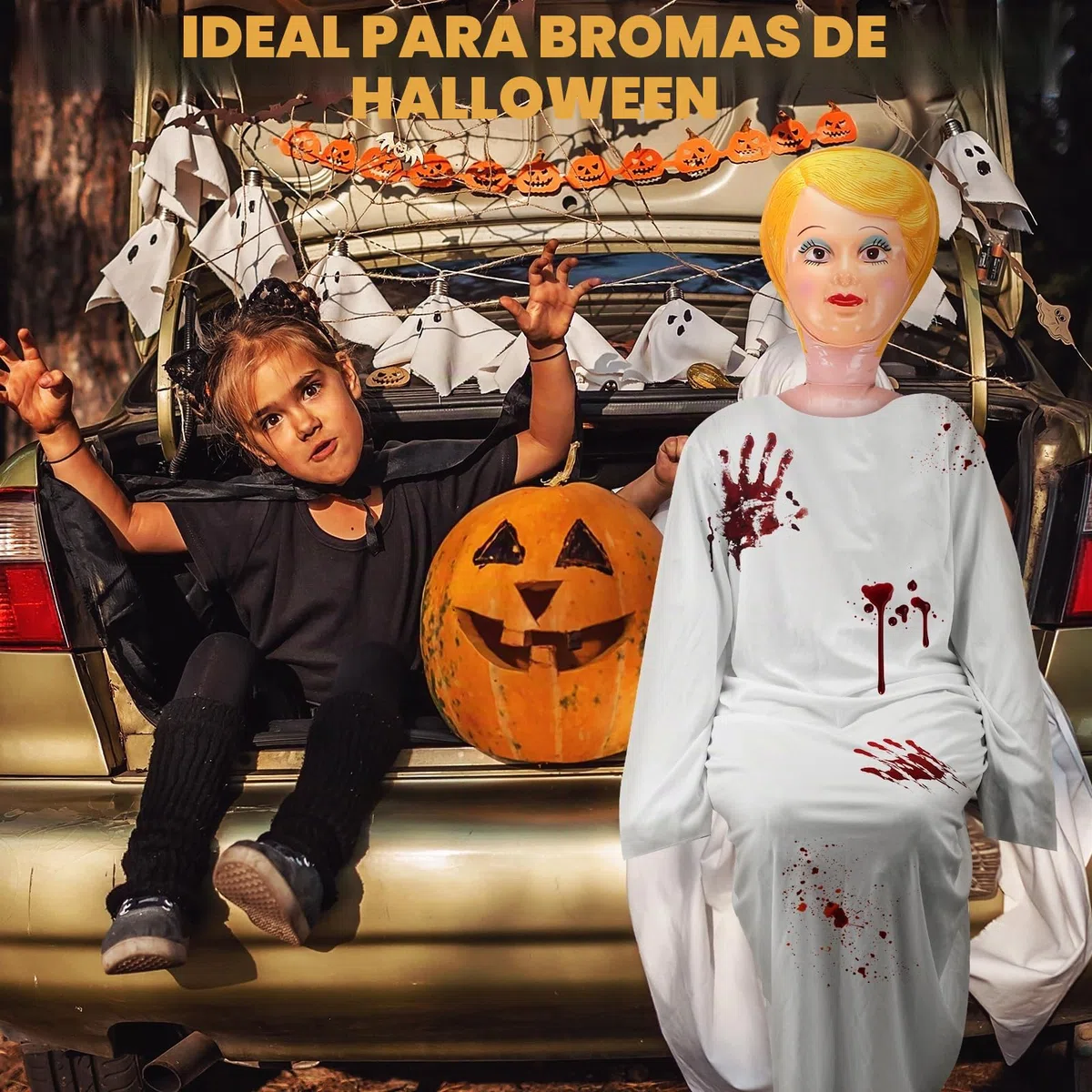 Liliful Judy Muñeca Inflable de 150 cm, Accesorios de Despedida de Soltero, Accesorios de Fiesta de Halloween, muñeca Decorativa